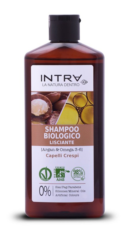 INTRA Argan & Omega 3-6 Organic Straightening Shampoo