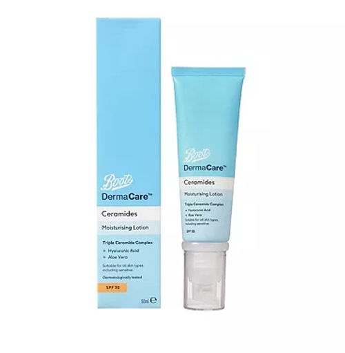 Boots Dermacare Ceramide Moisturising Lotion SPF30