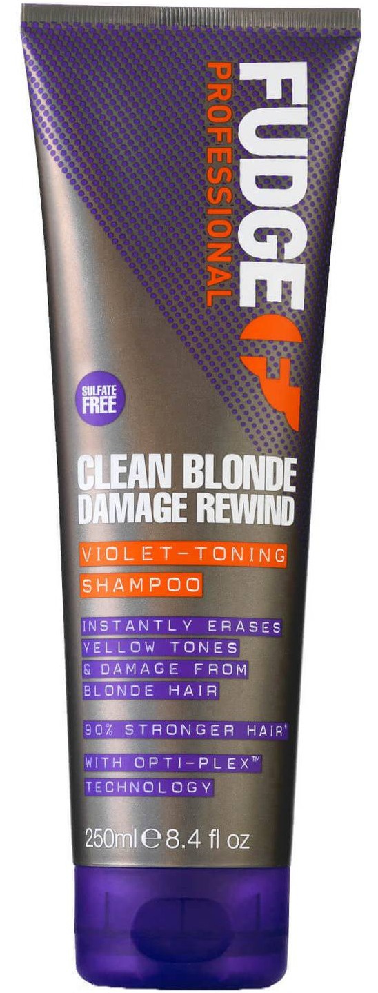 Fudge Professional Clean Blonde Damage Rewind Violet-Toning Shampoo
