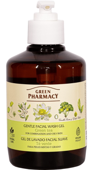 Green Pharmacy Gentle Facial Wash Gel Green Tea