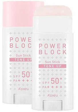 A'pieu Power Block Tone Up Sun Stick Spf 50+ Pa++++