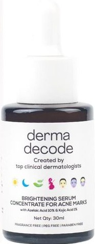 Derma Decode 1% Kojic Acid 10% Azelaic Acid Brightening Serum