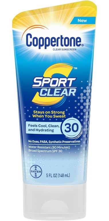 Coppertone Sport Clear SPF 30 Sunscreen Lotion