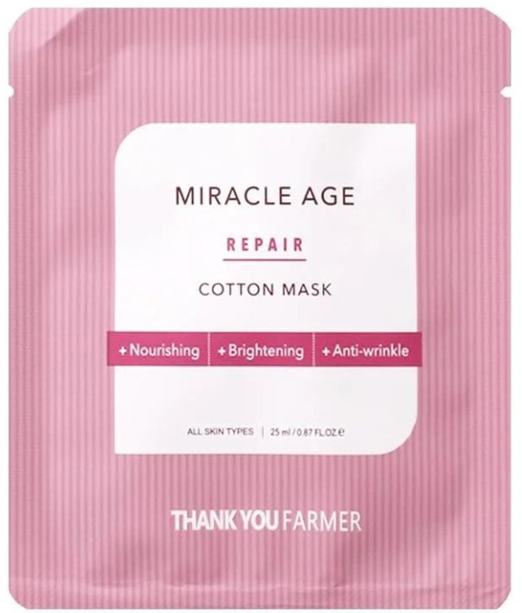 Thank You Farmer Miracle Age Repair Cotton Mask
