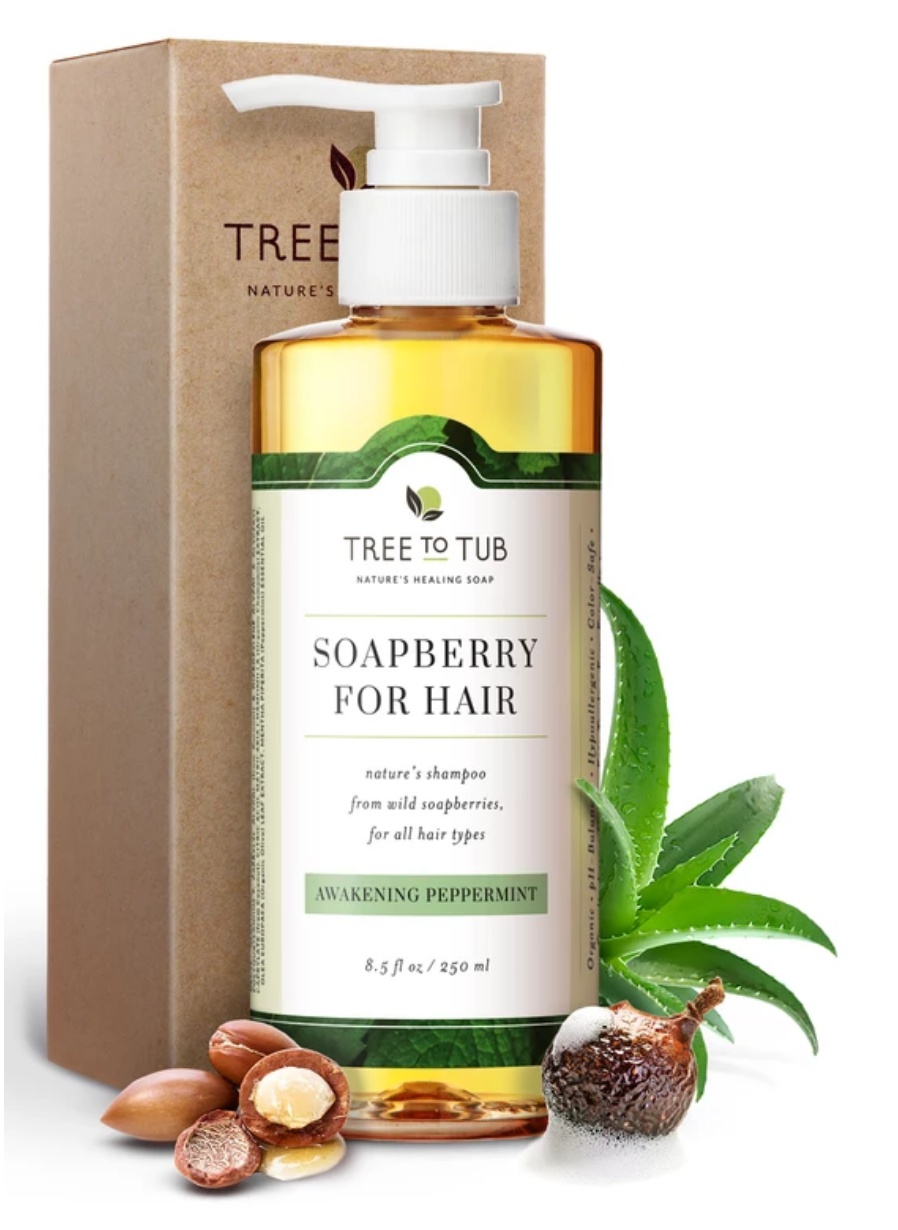 Tree to Tub Soapberry Shampoo Awakening Peppermint