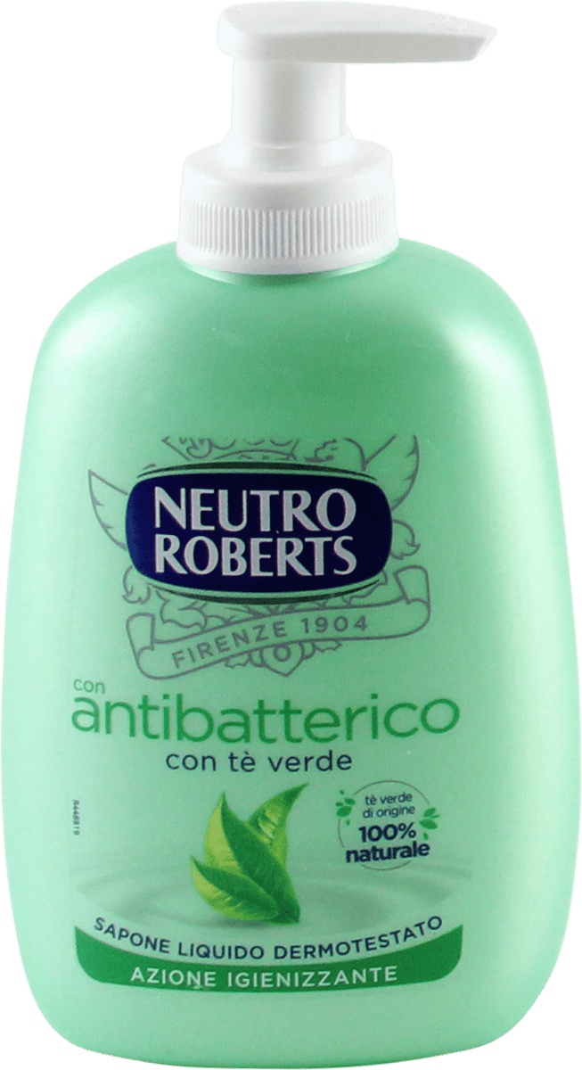 Neutro Roberts Sapone Liquido Antibatterico Con Tè Verde