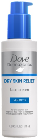 Dove Dermaseries Dry Skin Relief Spf15 Face Cream