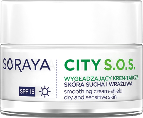 Soraya City S.O.S. Smoothing Cream-Shield For Dry And Sensitive Skin SPF 15