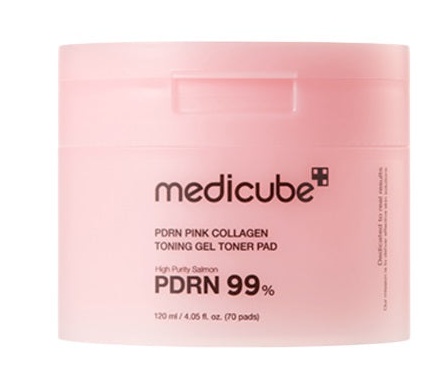 Medicube Pdrn Pink Collagen Toning Gel Toner Pads
