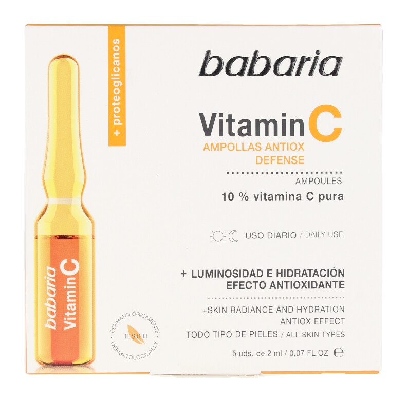 Babaria Vitamin C Ampollas Antiox Defense