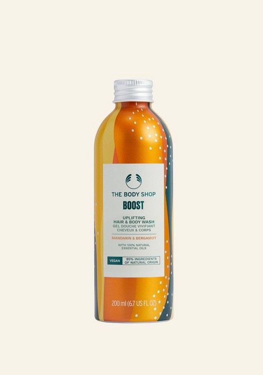 The Body Shop Uplifting Hair & Body Wash Mandarin & Bergamot