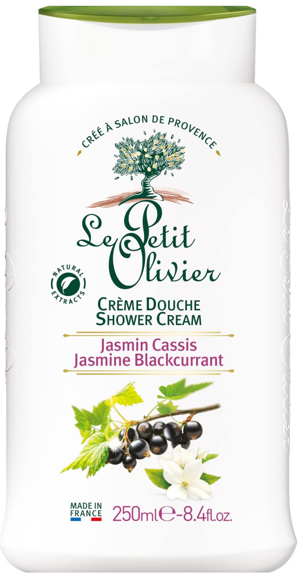 Le petit olivier Jasmine Blackcurrant Shower Cream