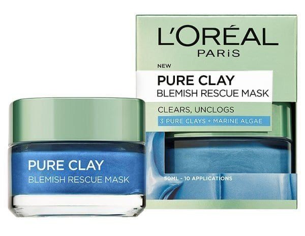 L'Oreal Paris Pure Clay | Blemish Rescue Mask | Marine Algae