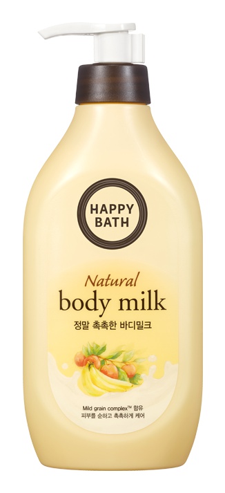 Happy Bath Natural Real Moisture Body Milk