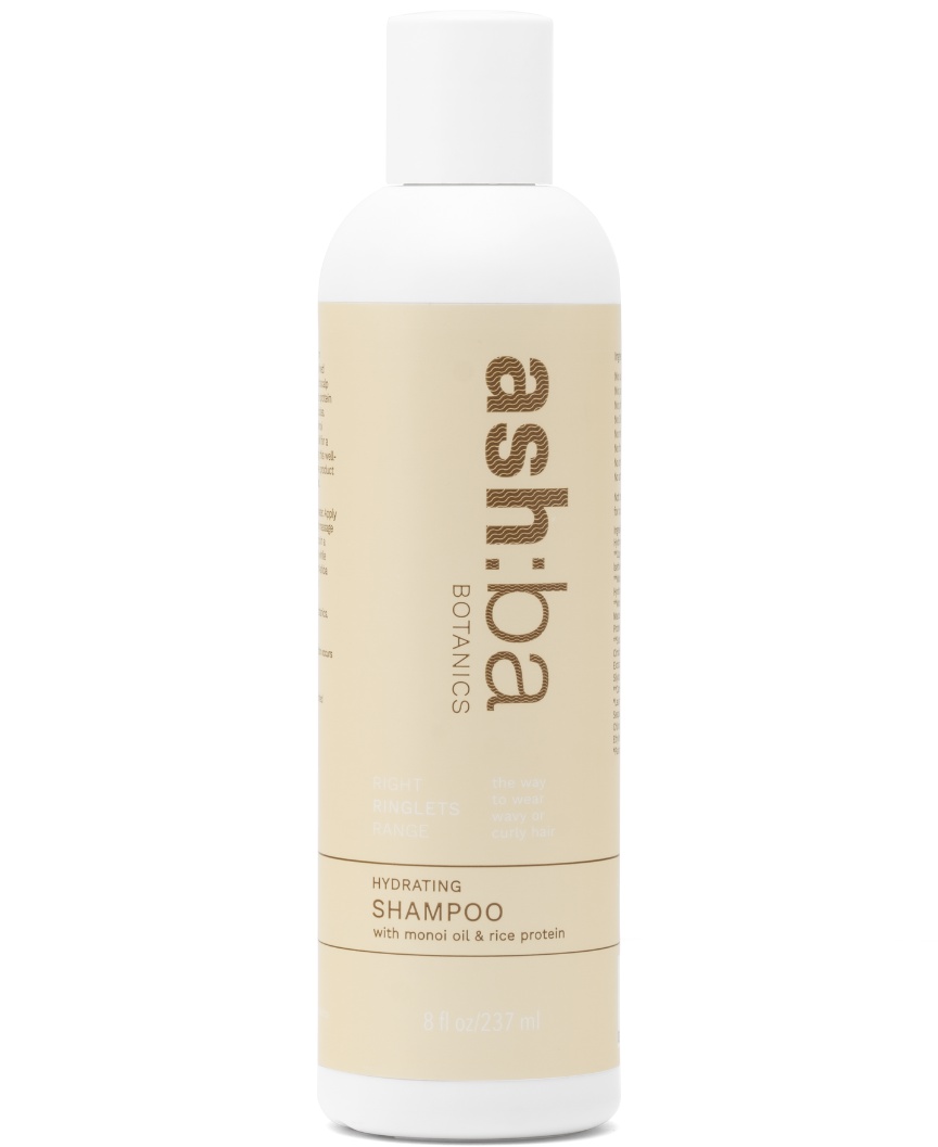 ash:ba Hydrating Shampoo For Curly & Wavy Hair