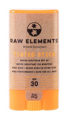 Raw Elements Tinted Mineral Sunscreen Face Stick - SPF 30