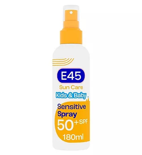 E45 Kids And Baby Sun Face And Body Spray