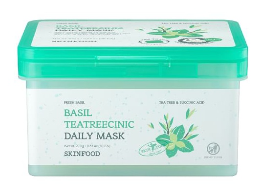 Skinfood Basil Teatreecinic Daily Mask
