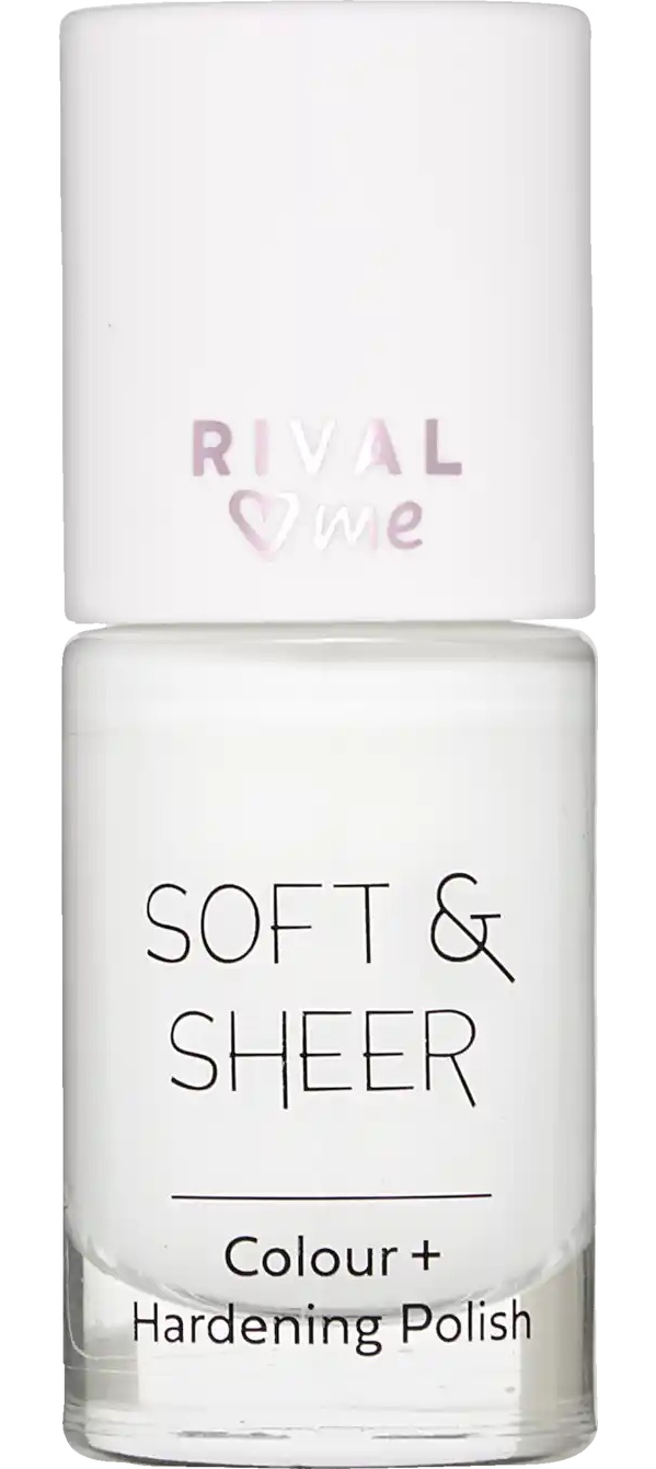RIVAL Loves Me Soft & Sheer Colour + Hardening Polish 01 Vanilla Shake