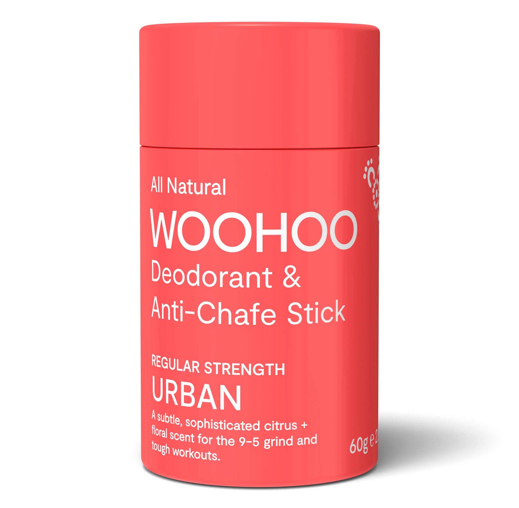 Woohoo Natural Deodorant & Anti-chafe Stick (urban)