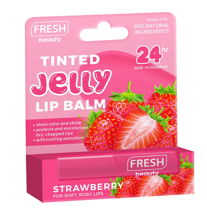 Fresh beauty Tinted Jelly Lipbalm Strawberry
