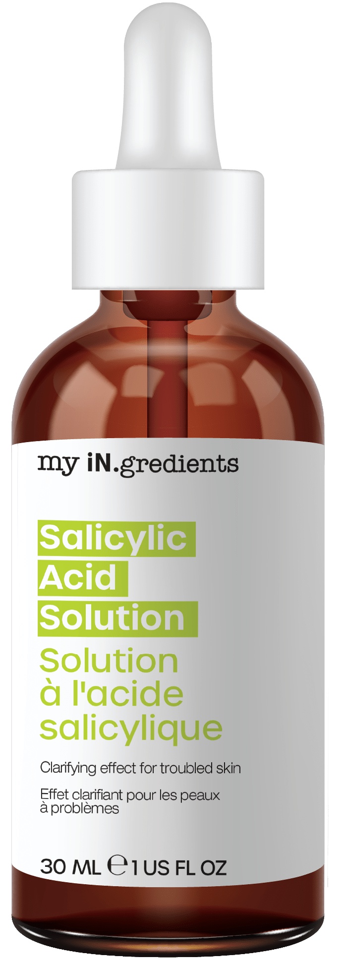 My in. gredients Salicylic Acid Solution