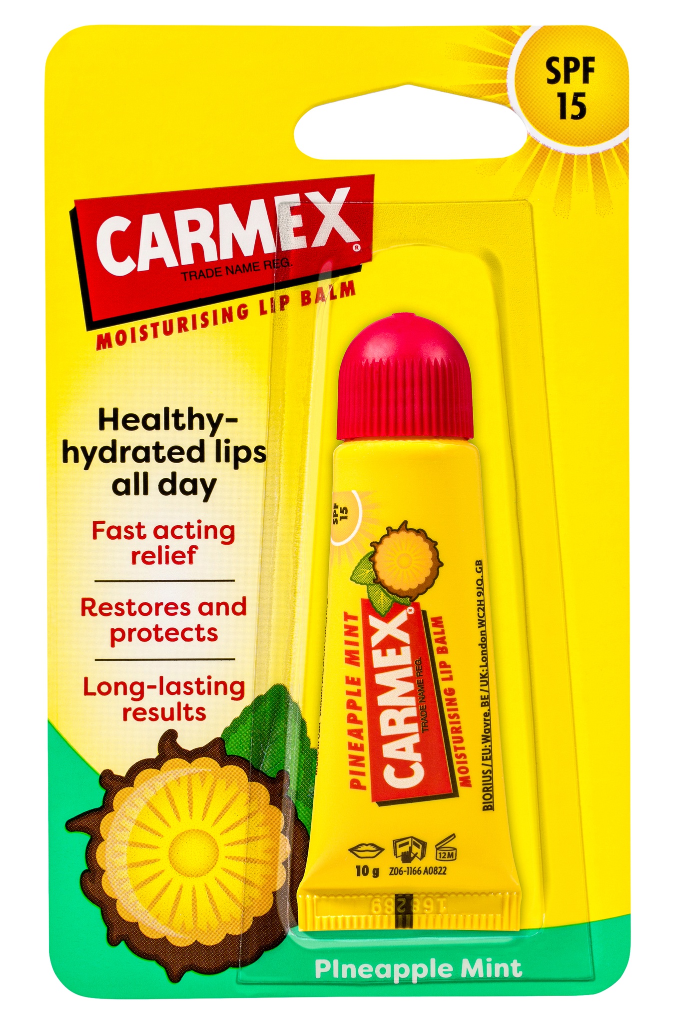 Carmex Mint And Pineapple Lipbalm