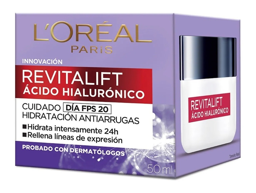 L'Oreal Revitalift Ácido Hialurónico Crema De Día Anti-arrugas