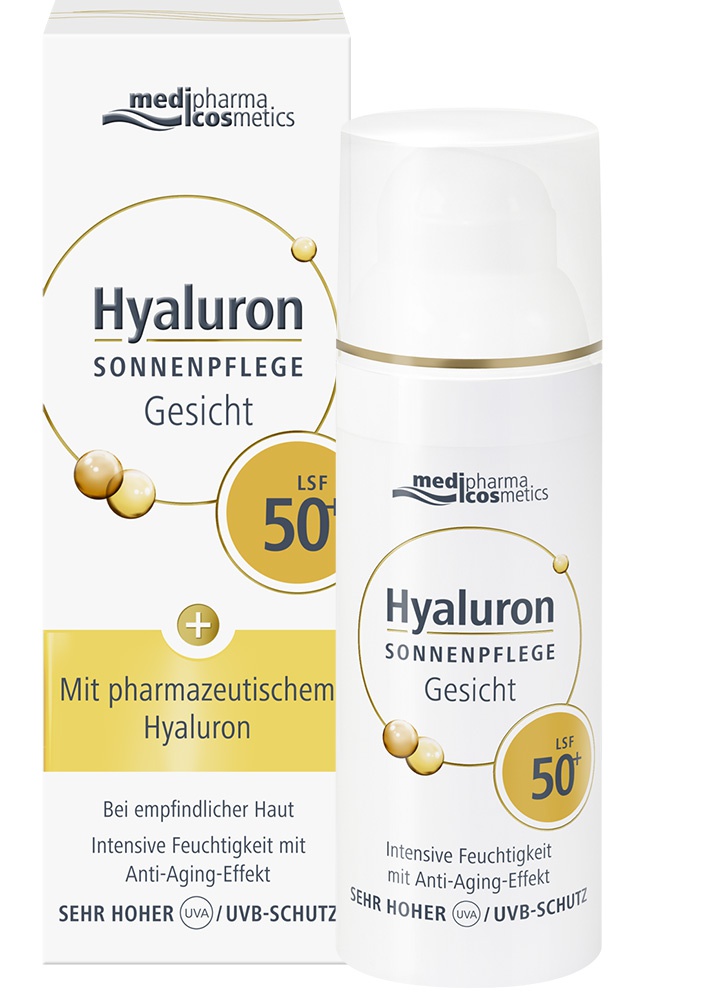 medipharma Hyaluron Sonnenpflege Gesicht Lsf 50+ /Hyaluron Sun Care Face SPF 50+