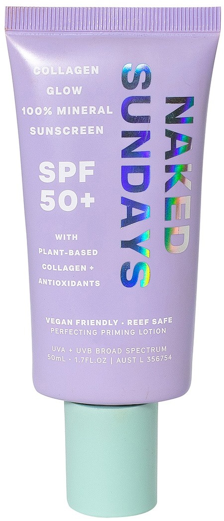 Naked Sundays SPF50+ Collagen Glow Mineral Perfecting Priming Lotion