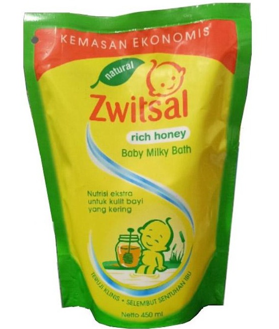 Zwitsal Rich Honey Baby Milky Bath