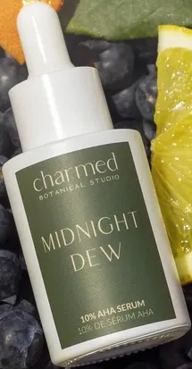 Charmed Botanical Studio Midnight Dew 10% AHA Serum