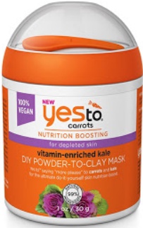 Yes to Carrots Vitamin-Enriched Kale Diy Powder-To-Clay Mask