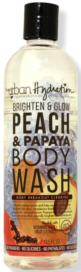 Urban Hydration Brighten & Glow Peach & Papaya Body Wash