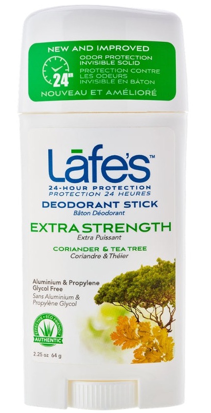 Lafe's Deodorant Stick Extra Strength Coriander And Tea Tree