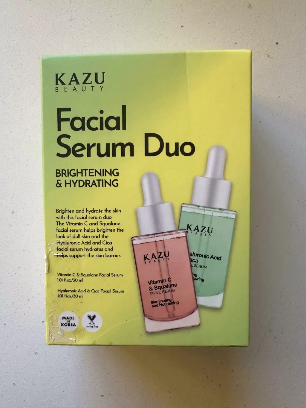 Kazu Beauty Vitamin C & Squalane Facial Serum