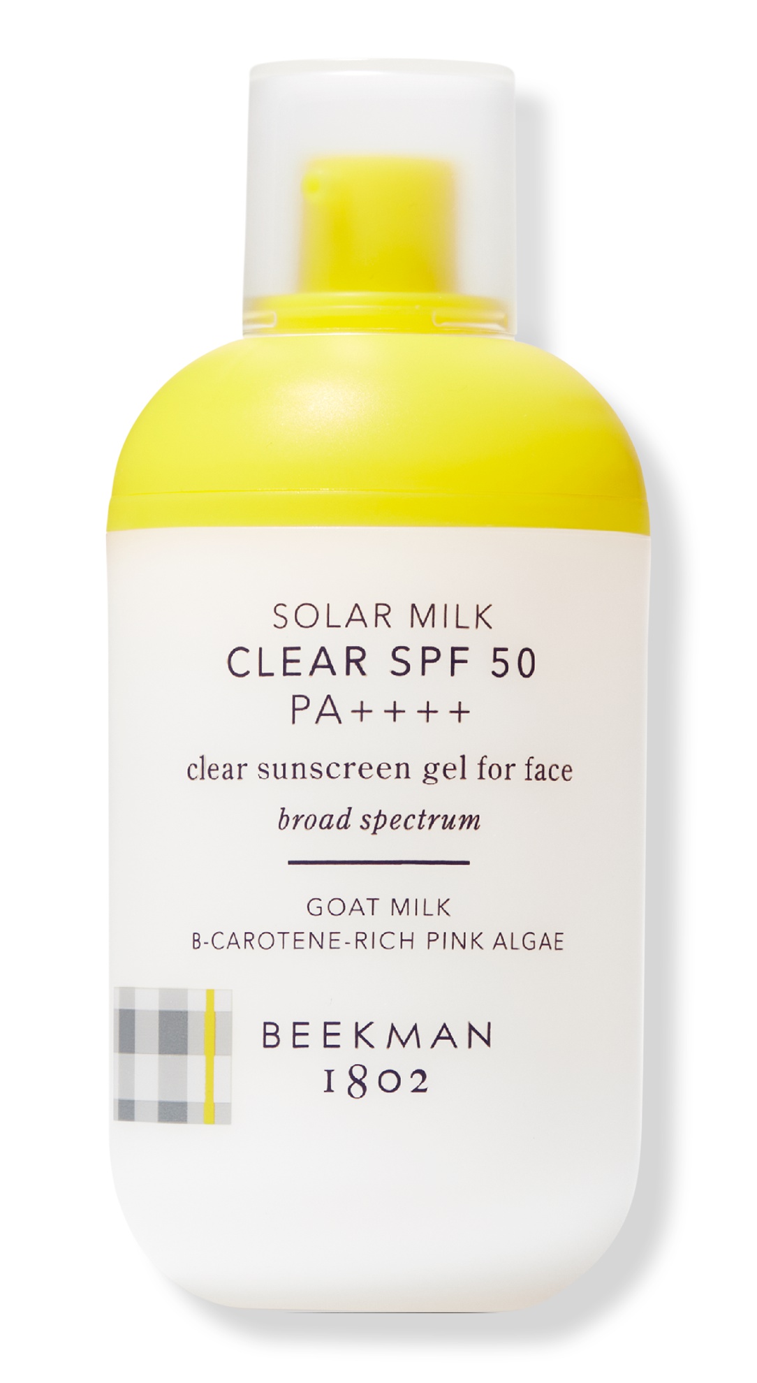 Beekman 1802 Solar Milk Clear SPF 50 Clear Sunscreen Gel