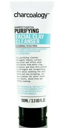 Charcoalogy Bamboo Charcoal Purifying Facial Clay Cleanser