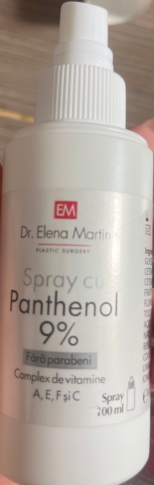 Dr Elena Martin Spray With Panthenol 9%