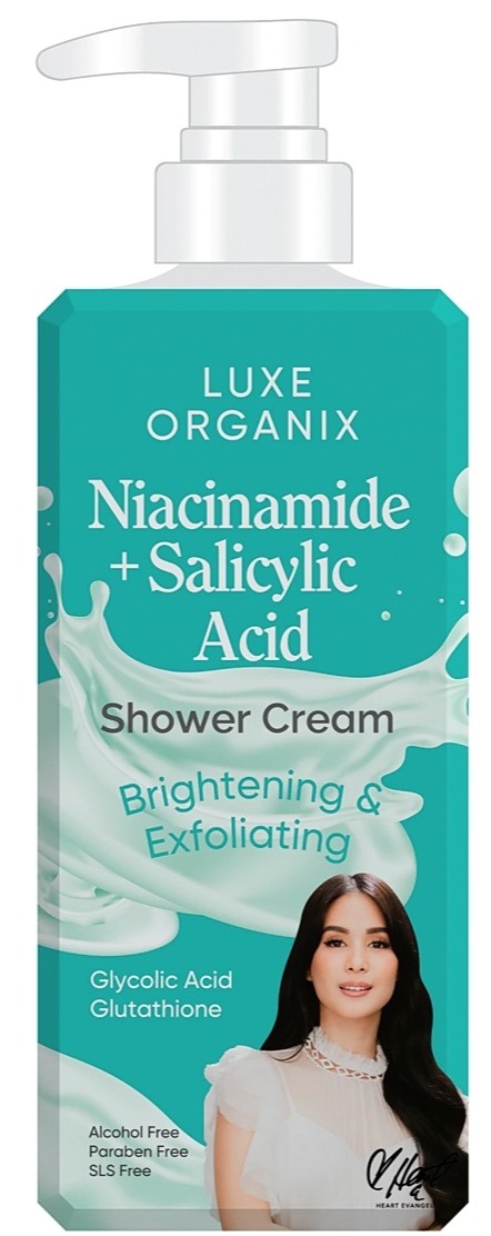 Luxe Organix Niacinamide + Salicylic Acid + Glutathione Shower Cream