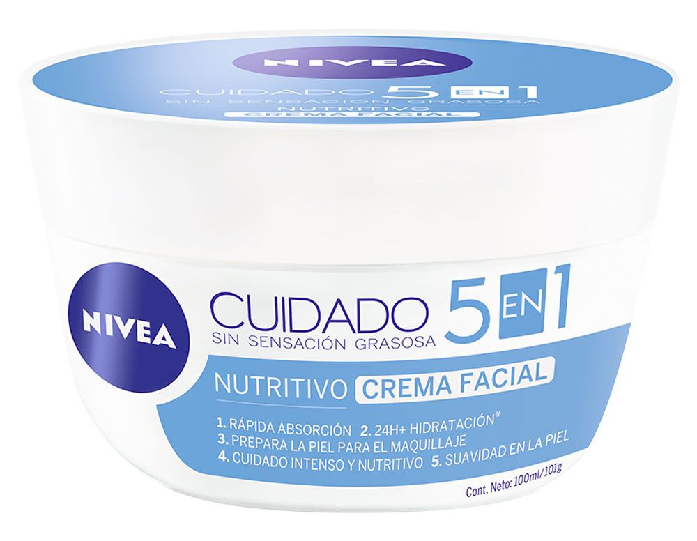 Nivea Cuidado 5 En 1 Sin Sensación Grasosa