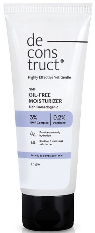 Deconstruct Oil-free Moisturizer For Oily Skin - 3% Nmf Complex + 0.2% Panthenol | Non-comedogenic Moisturizer