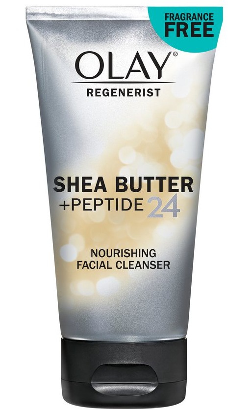 Olay Regenerist Shea Butter + Peptide 24 Nourishing Facial Cleanser