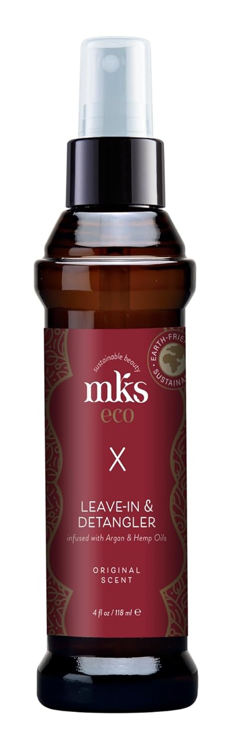 mks eco Leave-in Treatment & Detangler - Moroccan Argan Oil, Hemp Seed Oil