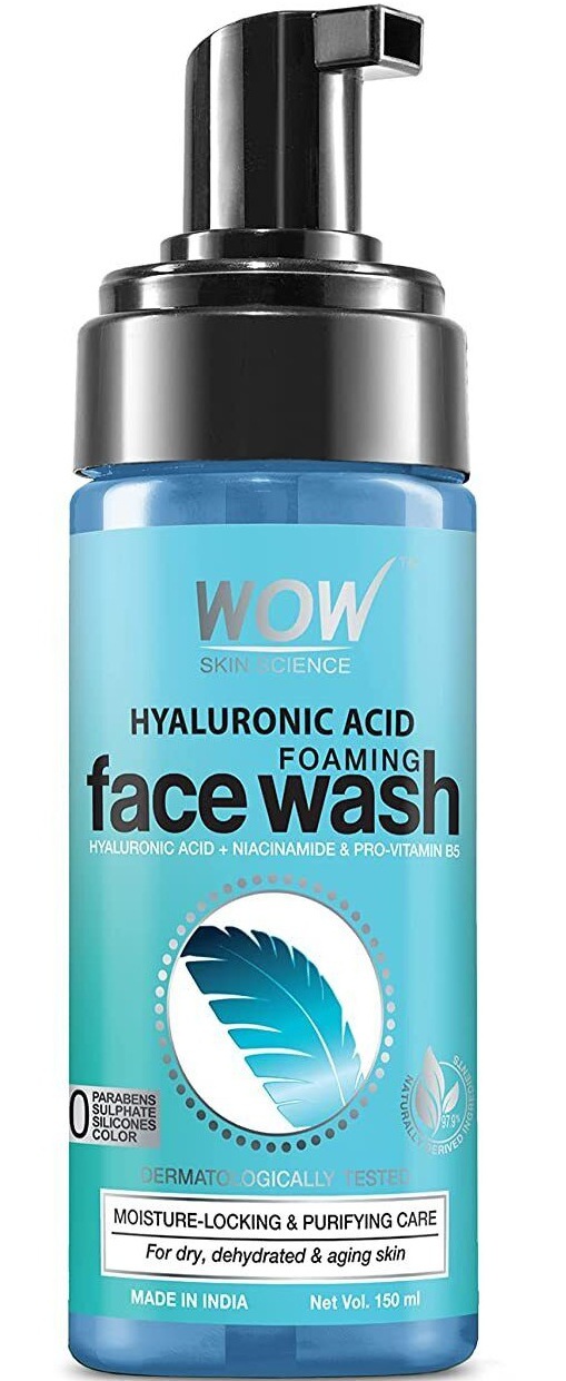 WOW skin science Hyaluronic Acid Face Wash