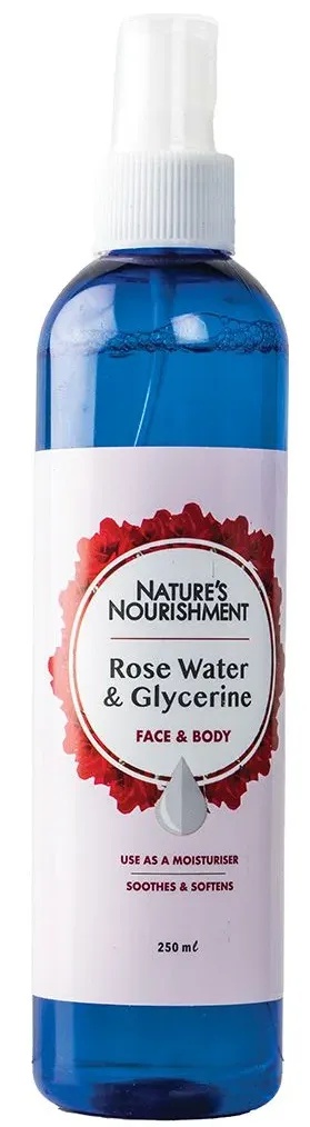 Nature's Nourishment Rose Water And Glycerin