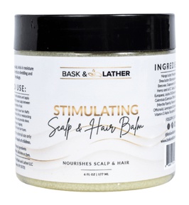 BASK & LATHER Balm- Stimulating Scalp And Hair Balm