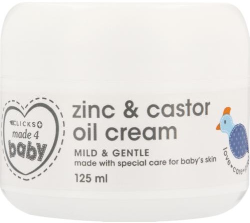 Clicks Made 4 Baby Zinc And Castor Oil Cream