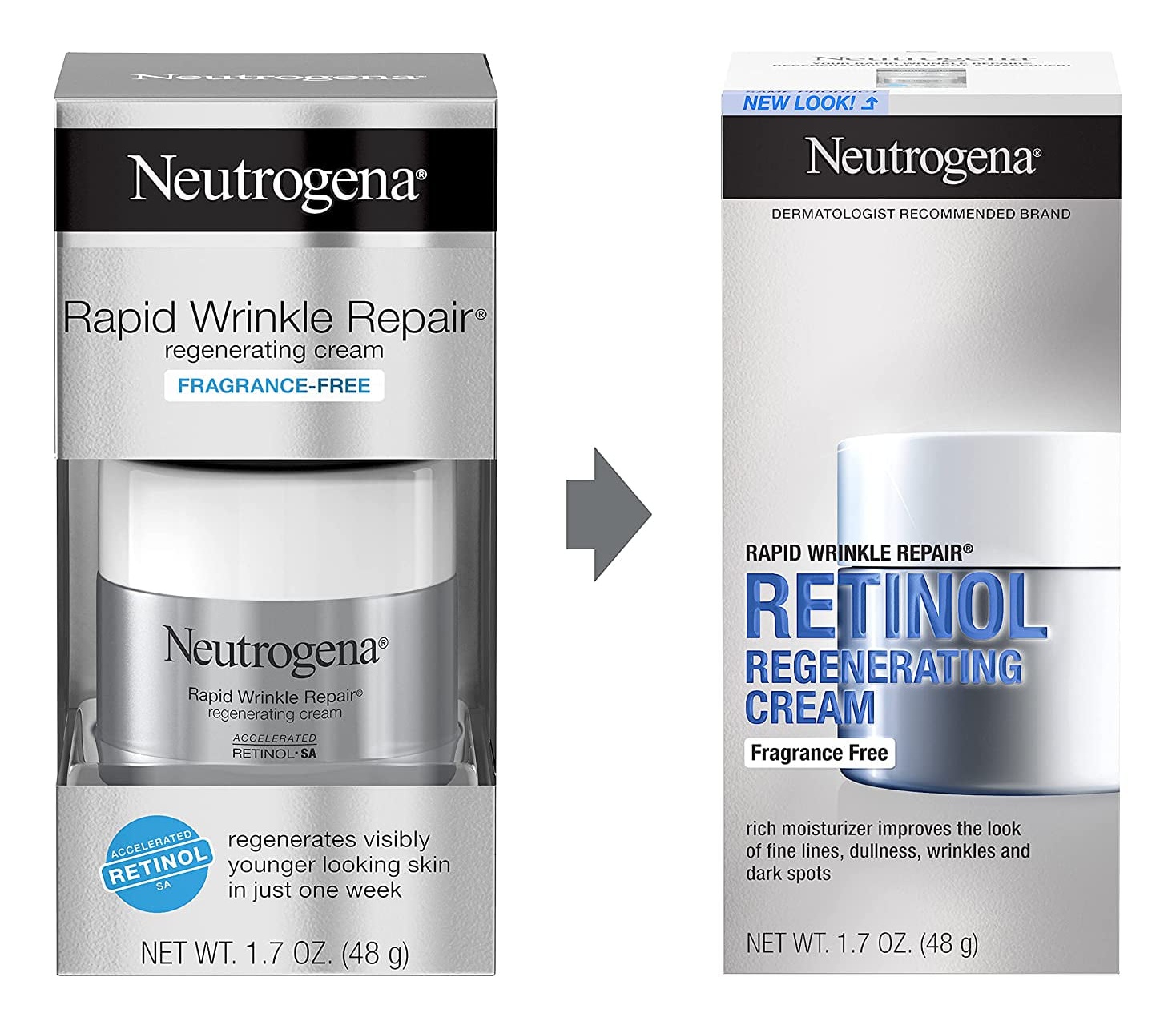 Neutrogena Rapid Wrinkle Repair Retinol Regenerating Cream Fragrance Free