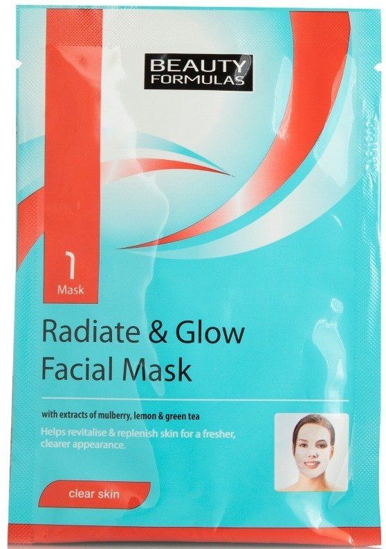 Beauty Formulas Radiate & Glow Facial Mask